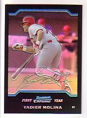 2004 Bowman Chrome Refractors #301 Yadier Molina