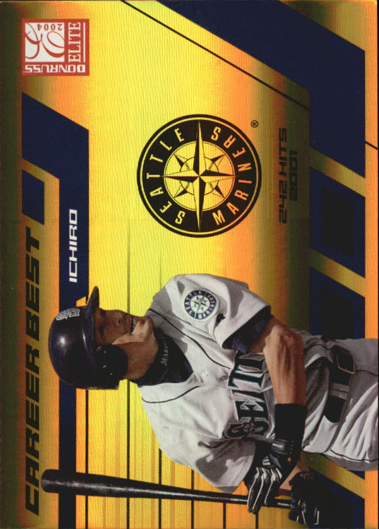 2004 Donruss Elite Career Best Gold #19 Ichiro Suzuki/242