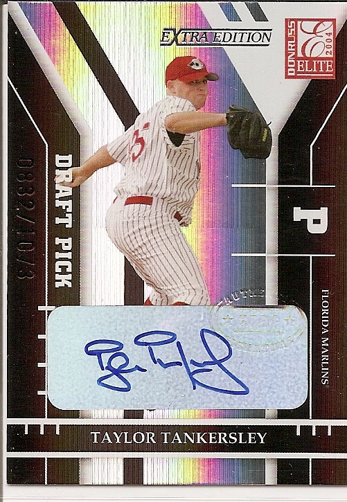 2004 Donruss Elite Extra Edition #307 T.Tankersley AU/1073 RC