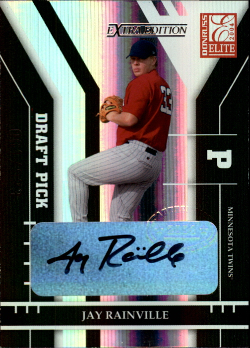 2004 Donruss Elite Extra Edition #319 Jay Rainville AU/823 RC