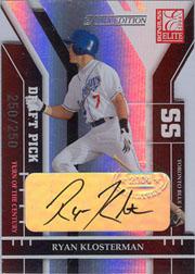 2004 Donruss Elite Extra Edition Signature Turn of the Century #295 Ryan Klosterman DP/250