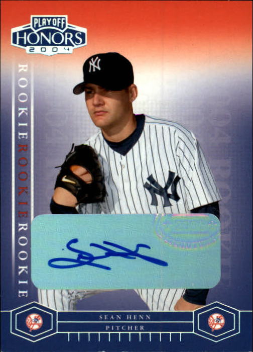 2004 Playoff Honors #235 Sean Henn AU/1000 RC
