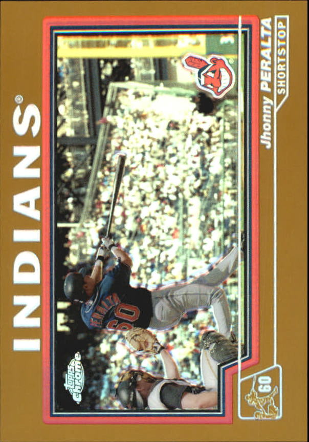 2004 Topps Chrome Gold Refractors #262 Jhonny Peralta