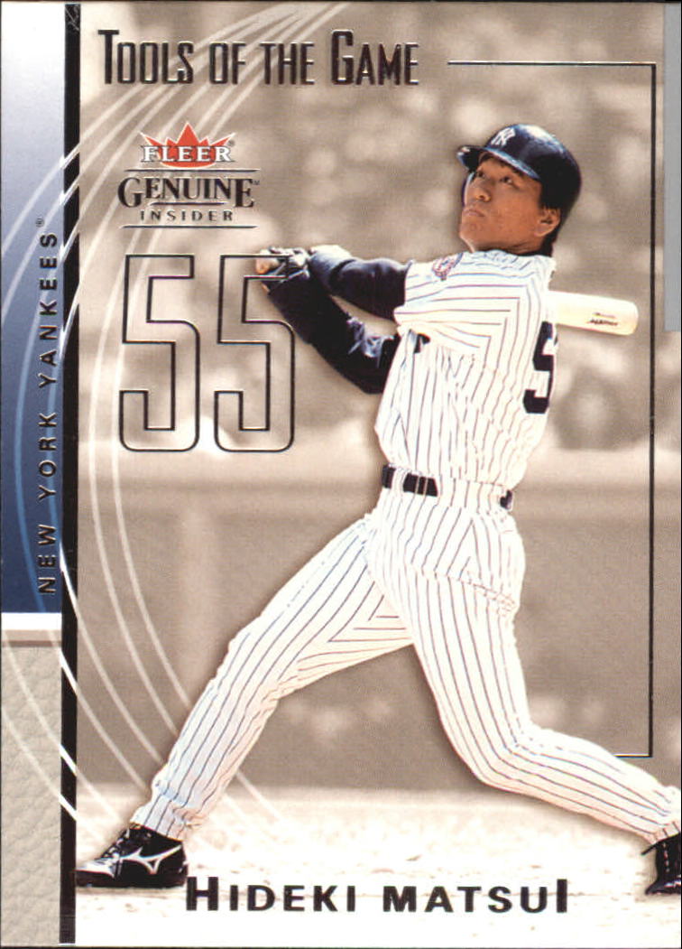 2004 Fleer Genuine Insider Tools of the Game #17 Hideki Matsui