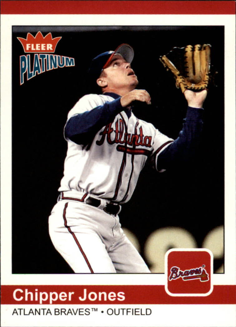 2004 Fleer Platinum #103 Chipper Jones