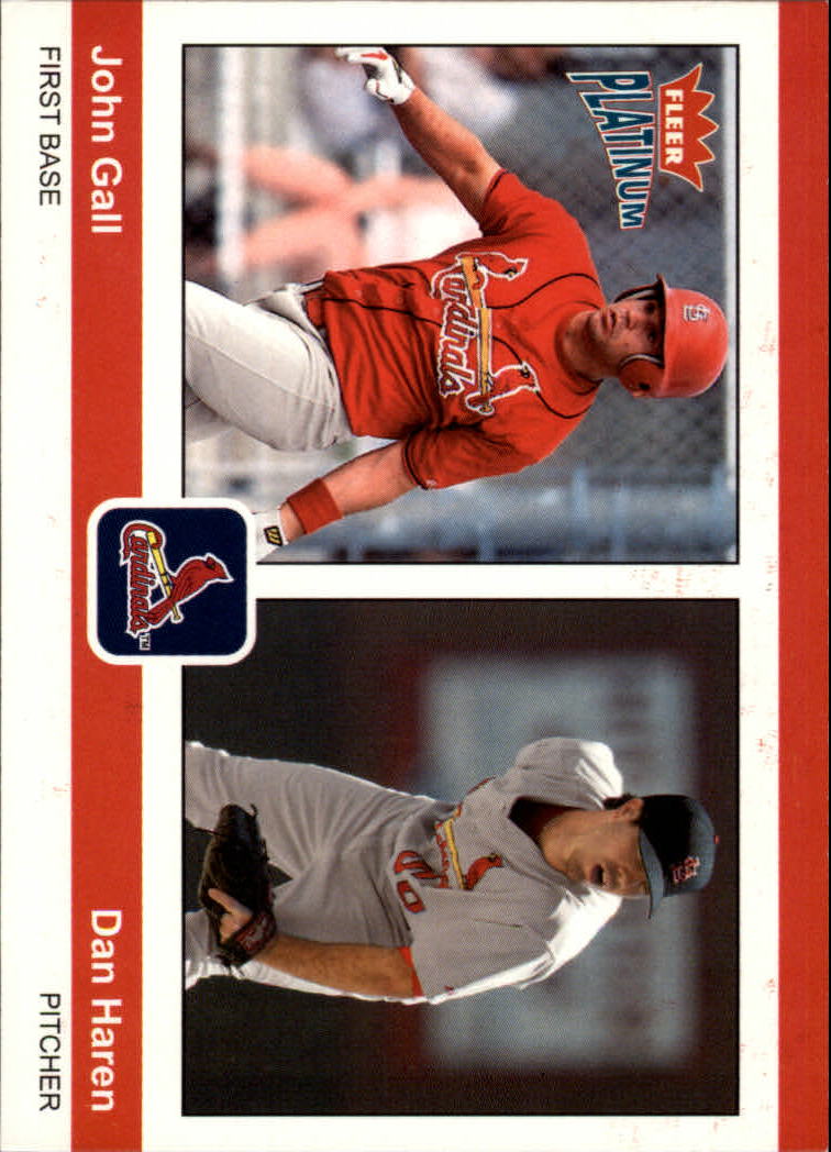 2004 Fleer Platinum #192 J.Gall RC/D.Haren