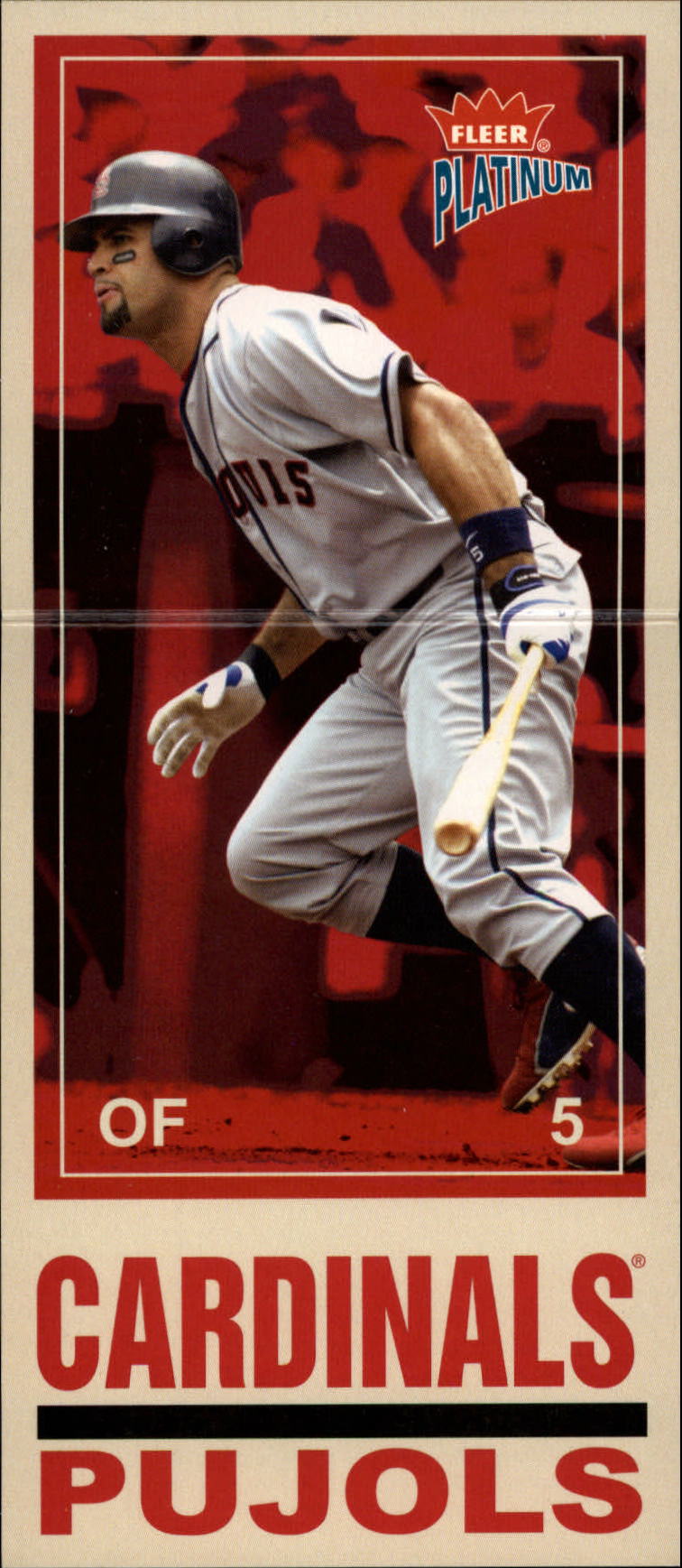 2004 Fleer Platinum Big Signs #1 Albert Pujols