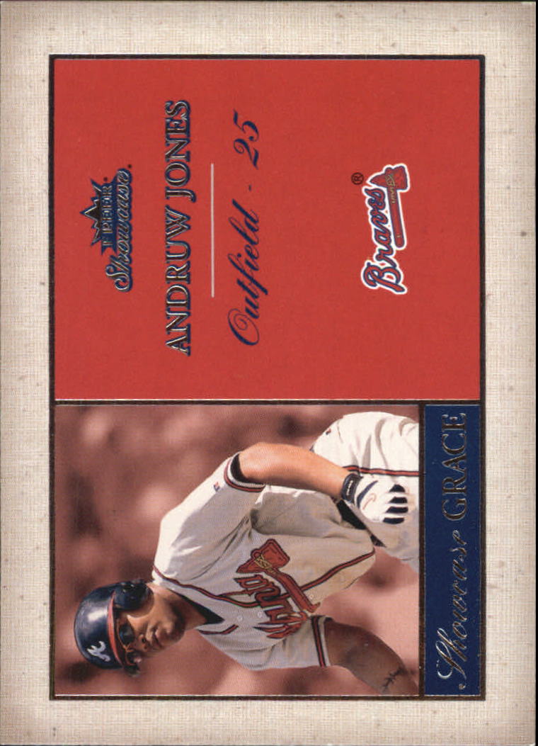 2004 fleer showcase grace #19 andruw jones - nm-mt