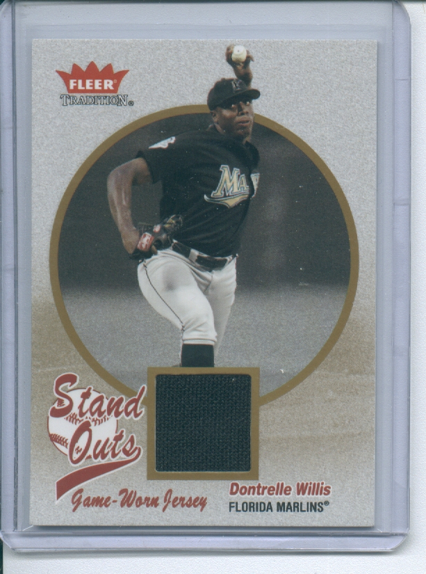 2004 Fleer Tradition Stand Outs Game Used #DW Dontrelle Willis Jsy