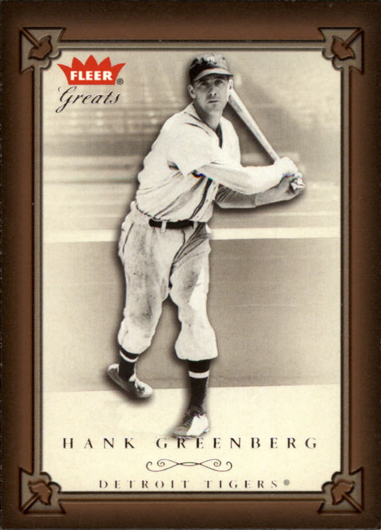 2004 Greats of the Game #5 Hank Greenberg