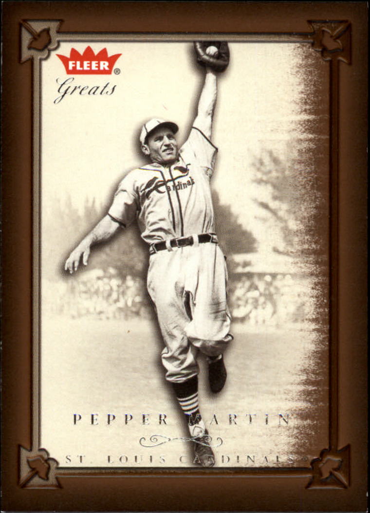 2004 Greats of the Game #9 Pepper Martin front image