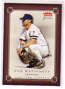 2004 Greats of the Game #22 Don Mattingly