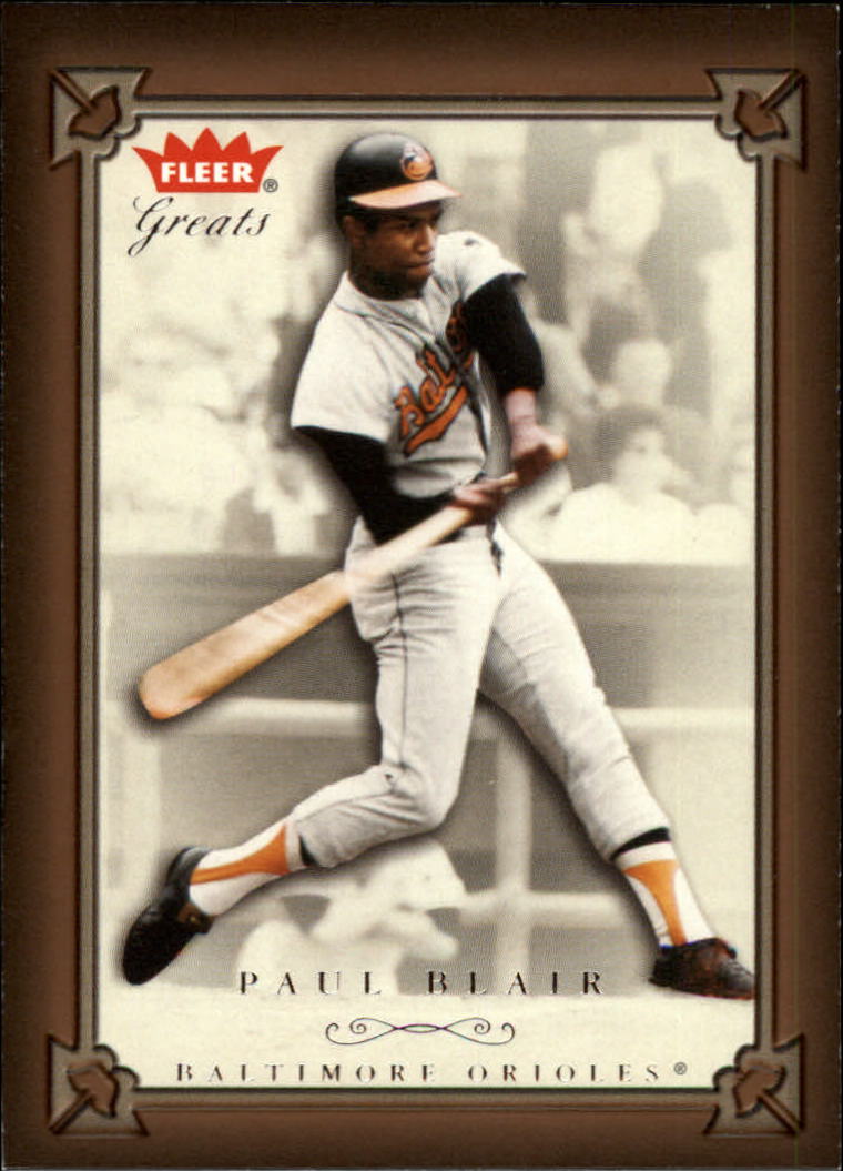 2004 Greats of the Game #41 Paul Blair front image