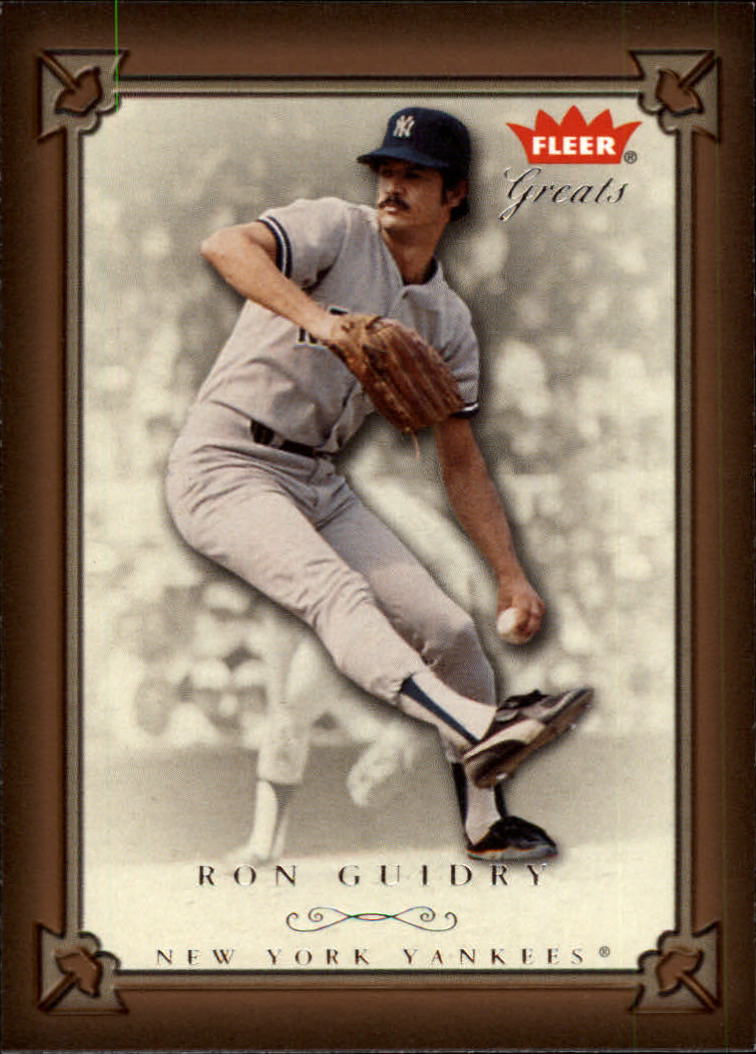 2004 Greats of the Game #62 Ron Guidry