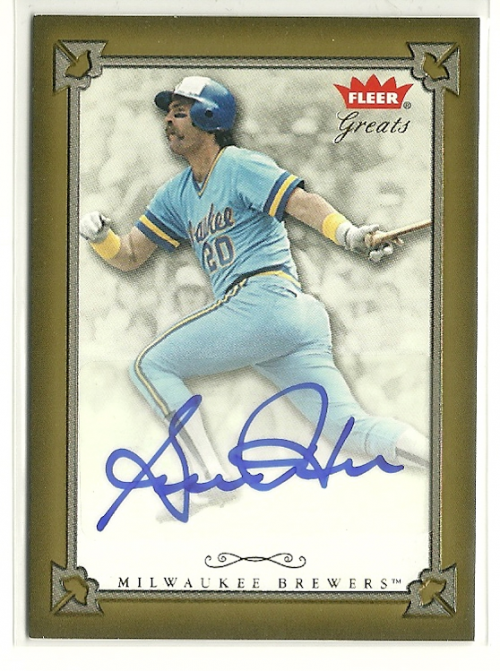 2004 Greats of the Game Autographs #GT Gorman Thomas G1