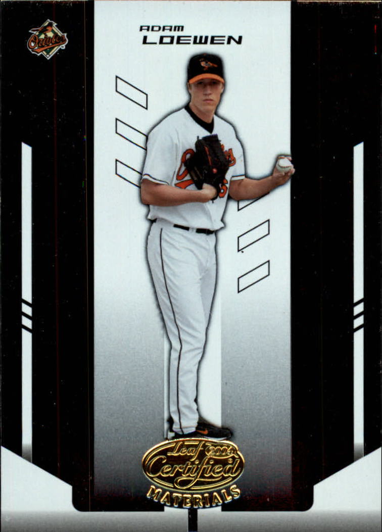 2004 Leaf Certified Materials #4 Adam Loewen