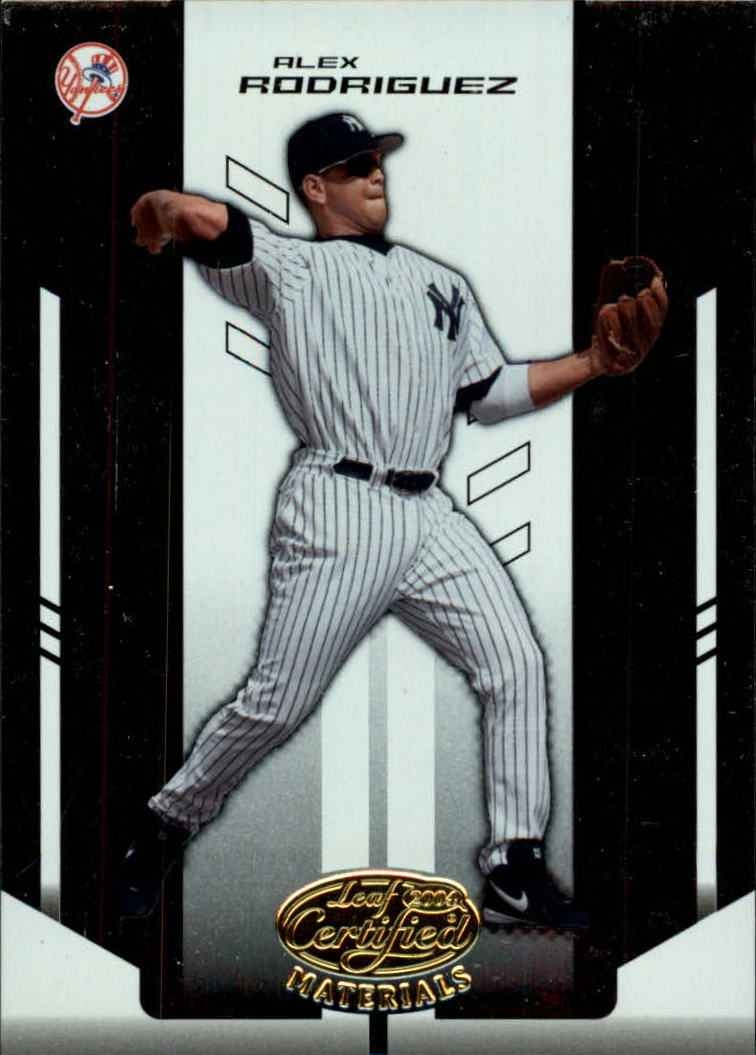 2004 Leaf Certified Materials #8 Alex Rodriguez Yanks