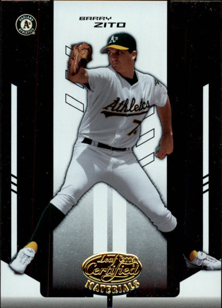 2004 Leaf Certified Materials #18 Barry Zito