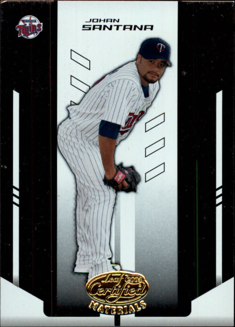 2004 Leaf Certified Materials #102 Johan Santana