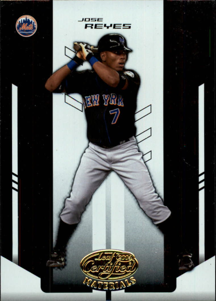 2004 Leaf Certified Materials #108 Jose Reyes