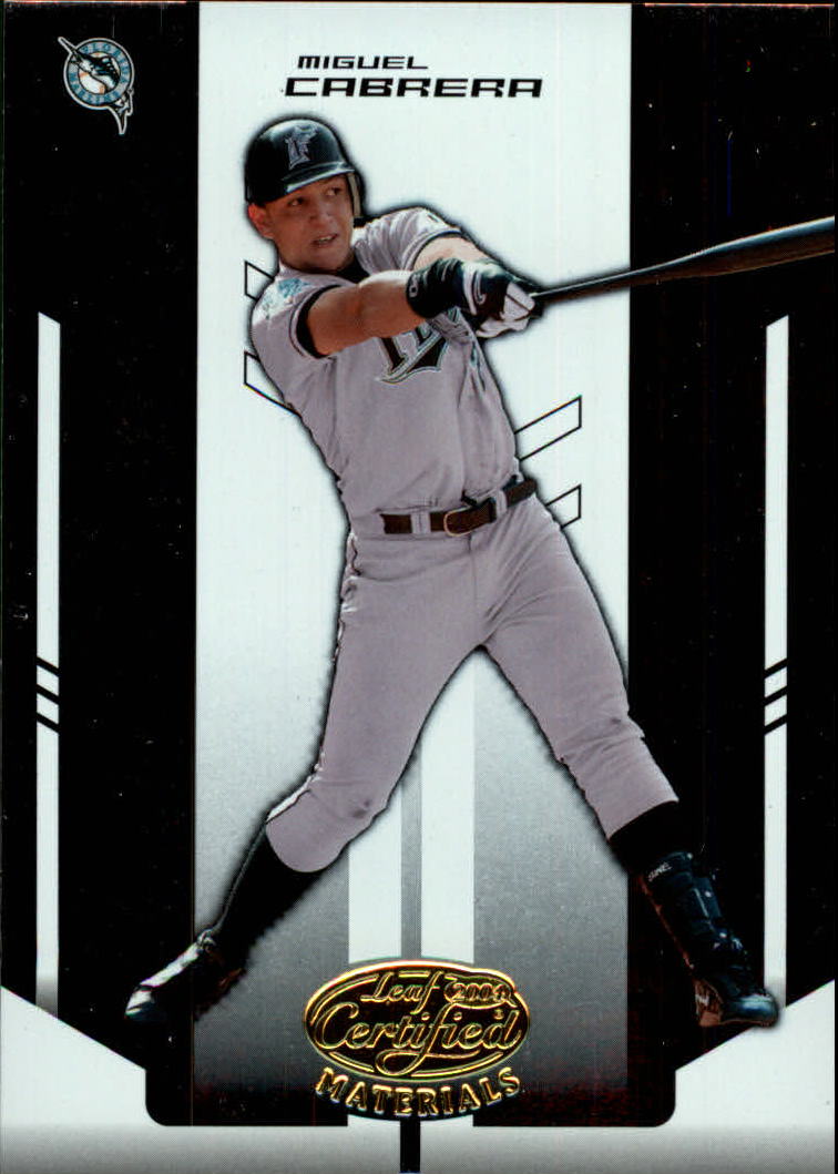 2004 Leaf Certified Materials #137 Miguel Cabrera