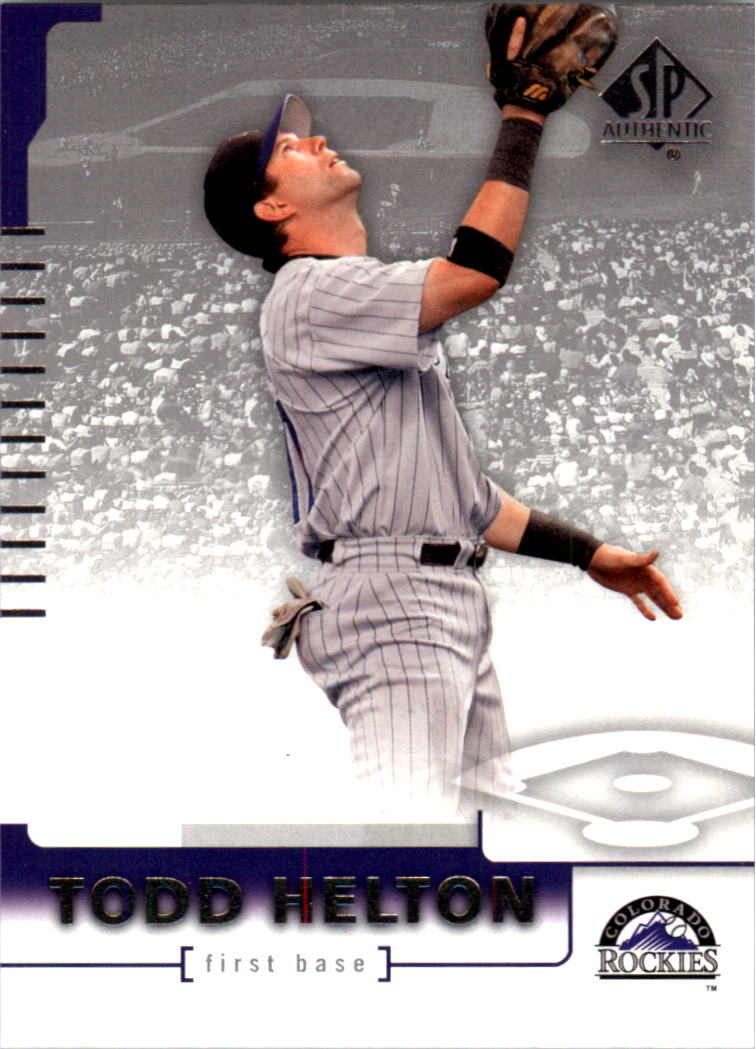 2004 SP Authentic #33 Todd Helton