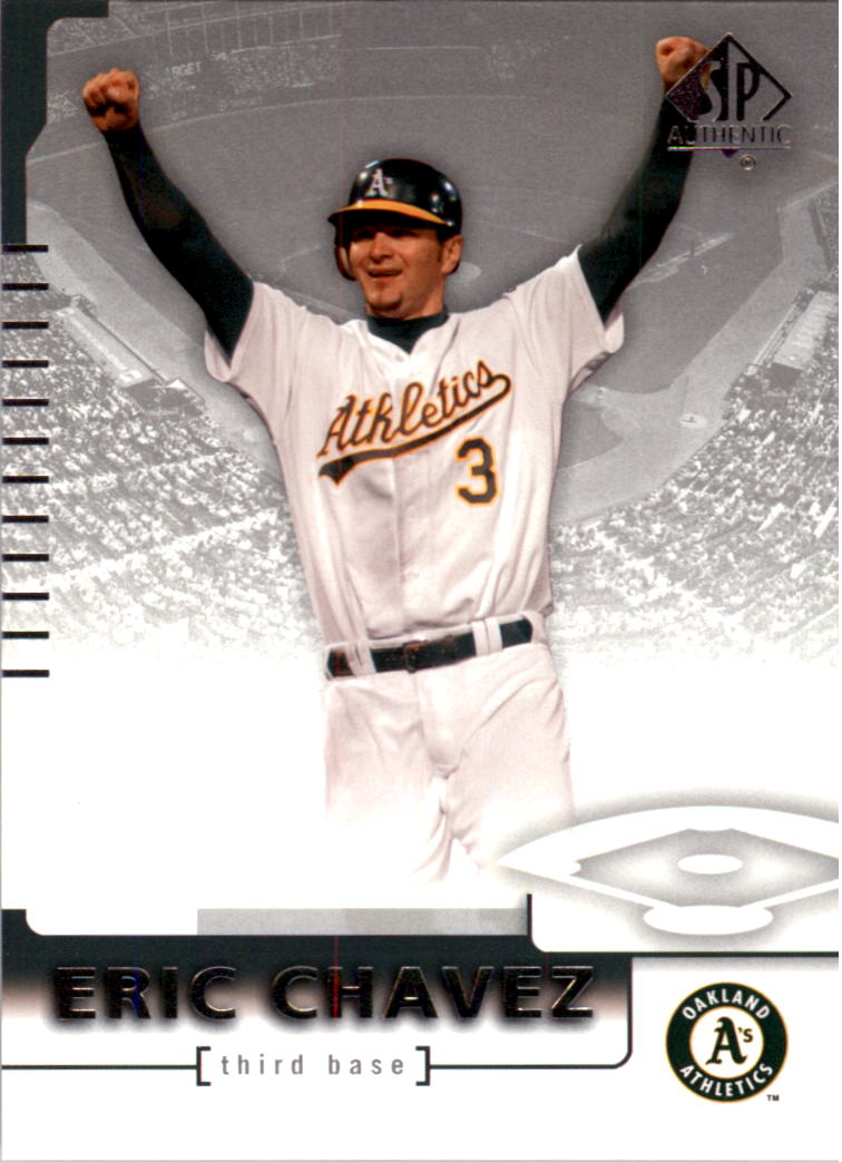 2004 SP Authentic #49 Eric Chavez