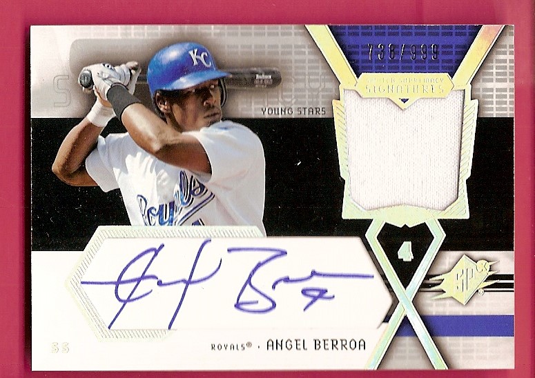 2004 SPx Swatch Supremacy Signatures Young Stars #AB Angel Berroa