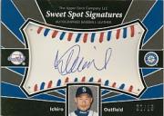 2004 Sweet Spot Signatures Red-Blue Stitch #IS Ichiro Suzuki/25