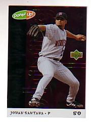 2004 Upper Deck Power Up Shining Through #67 Johan Santana
