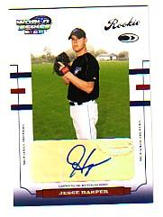 2004 Donruss World Series #185 Jesse Harper AU/1000 RC