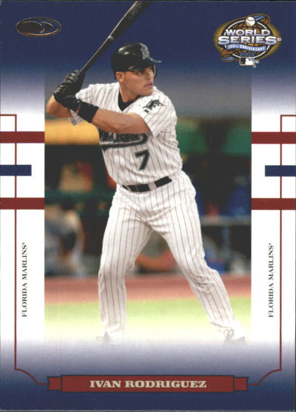 2004 Donruss World Series Blue #6 Ivan Rodriguez