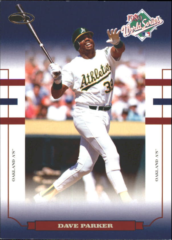 2004 Donruss World Series Blue #56 Dave Parker A's