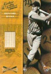 2004 Leather and Lumber Naturals Bat #6 Ralph Kiner/250