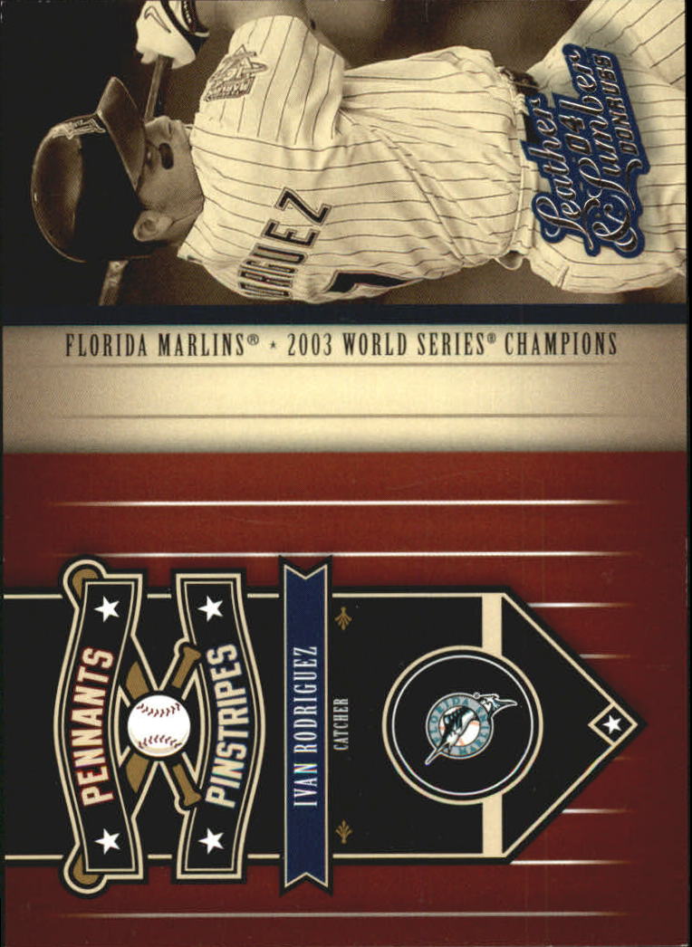2004 Leather and Lumber Pennants/Pinstripes #9 Ivan Rodriguez