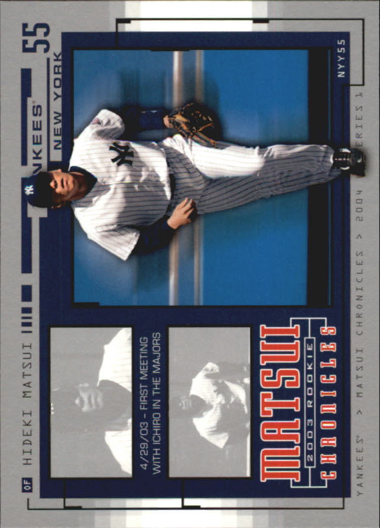 2004 Upper Deck Matsui Chronicles #HM12 Hideki Matsui 4/29/03