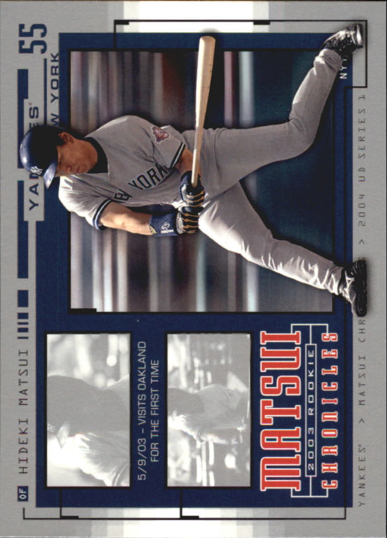 2004 Upper Deck Matsui Chronicles #HM16 Hideki Matsui 5/9/03