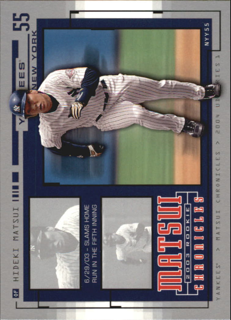 2004 Upper Deck Matsui Chronicles #HM35 Hideki Matsui 6/29/03