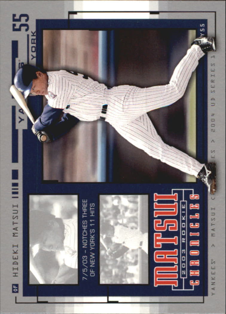 2004 Upper Deck Matsui Chronicles #HM38 Hideki Matsui 7/5/03