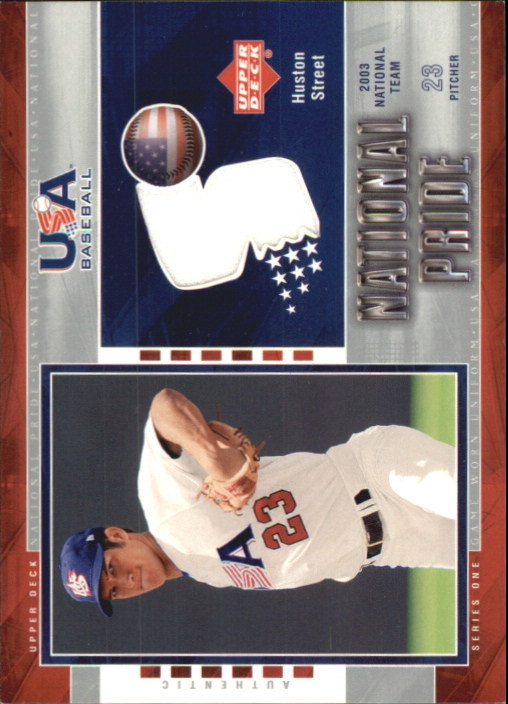 2004 Upper Deck National Pride Jersey 1 #4 Huston Street