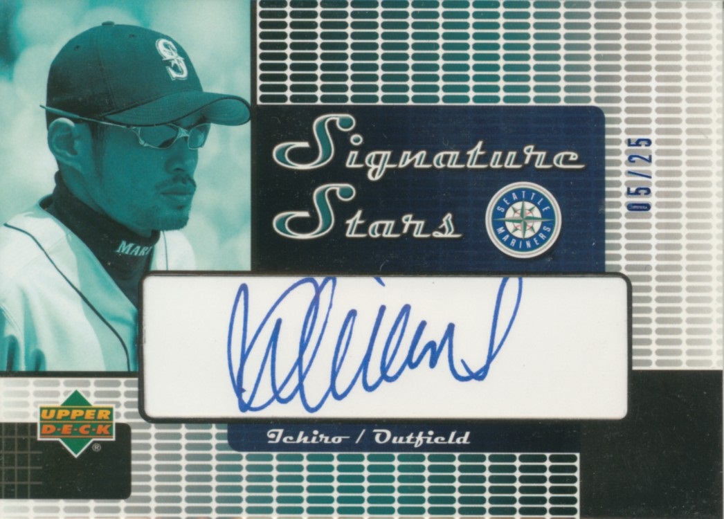 2004 Upper Deck Signature Stars Blue Ink 2 #IS2 Ichiro Suzuki/20