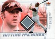 2004 Ultra Hitting Machines Jersey Silver #AD Adam Dunn
