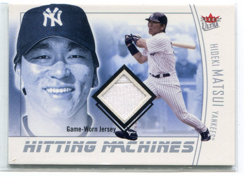 2004 Ultra Hitting Machines Jersey Silver #HM Hideki Matsui