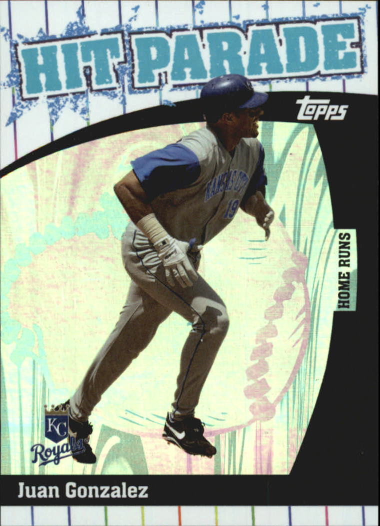 2004 Topps Hit Parade #HP5 Juan Gonzalez HR
