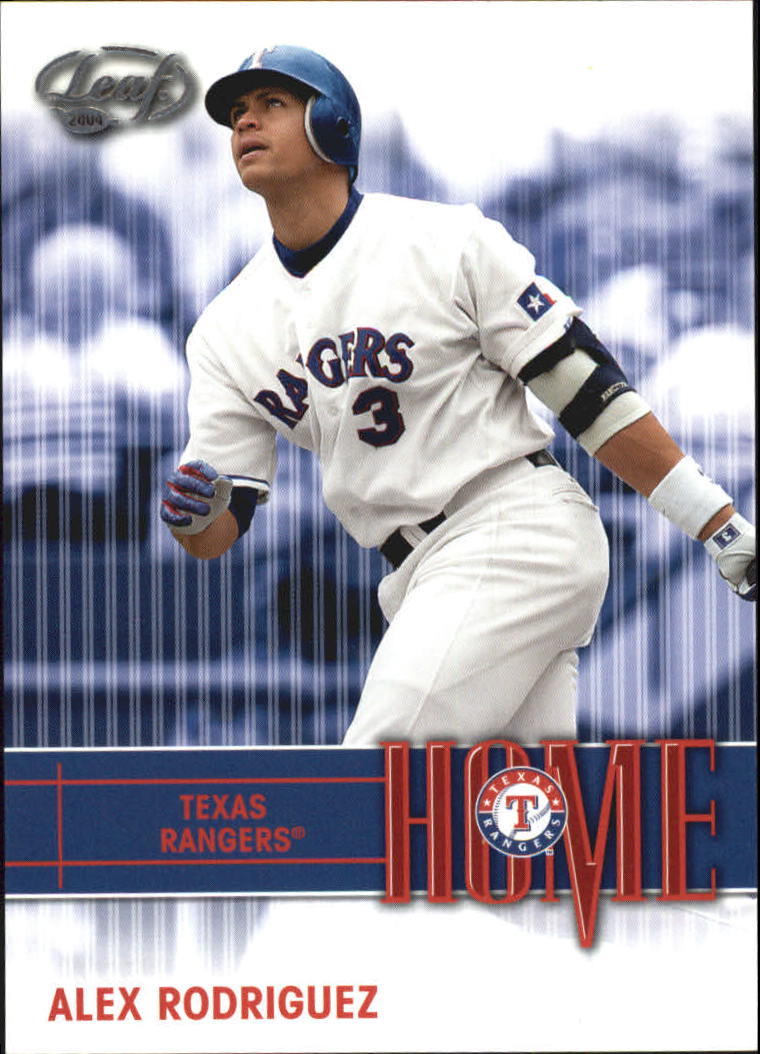 2004 Leaf Home/Away #3H Alex Rodriguez H