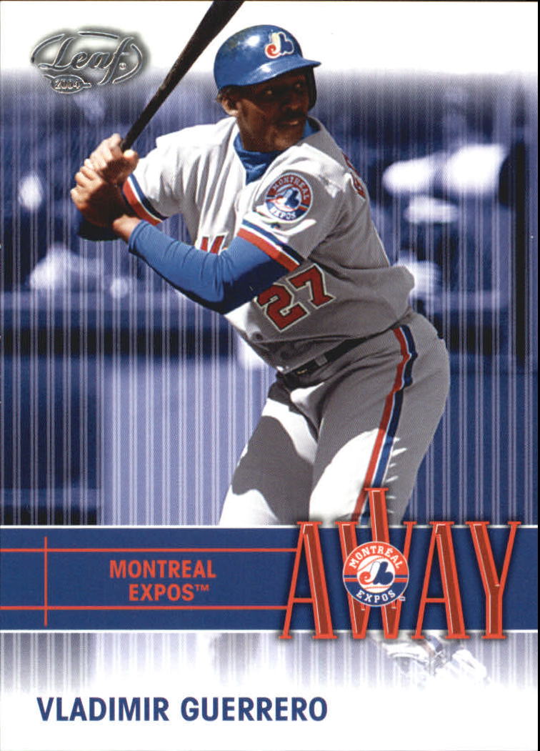 2004 Leaf Home/Away #7A Vladimir Guerrero A