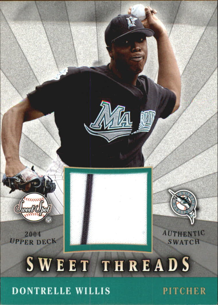 2004 Sweet Spot Sweet Threads #DW Dontrelle Willis
