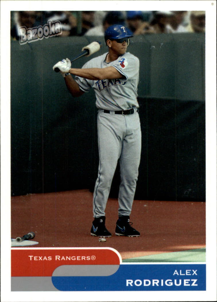 2004 Bazooka #103A Alex Rodriguez w/Bat