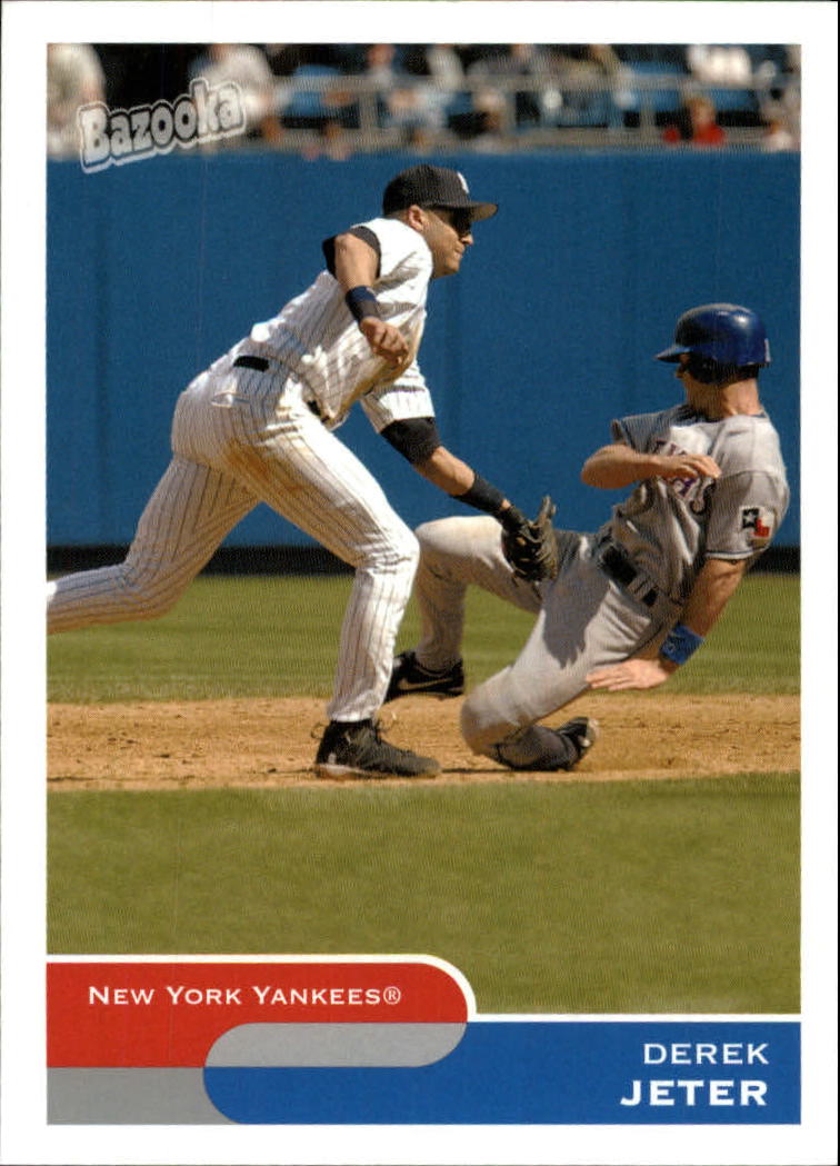 2004 Bazooka #116A Derek Jeter Fielding