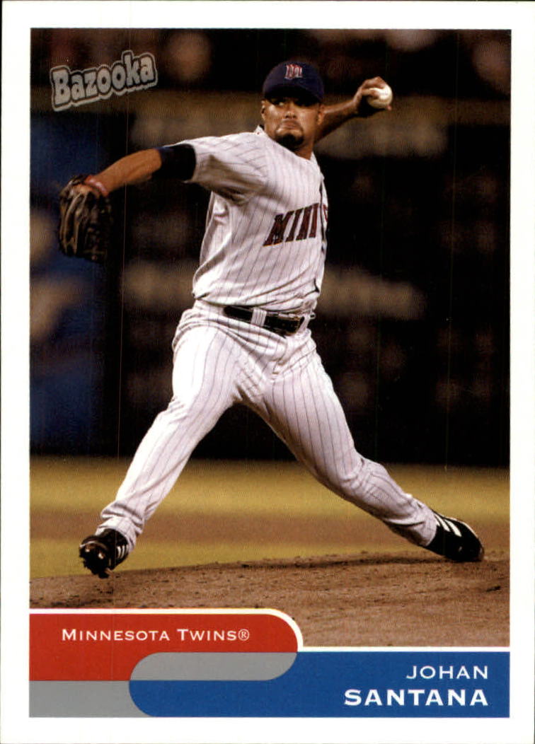 2004 Bazooka #159A Johan Santana Both Feet